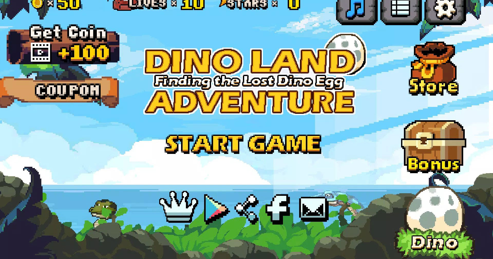 Nhập vai khủng long bạo chúa với tựa game phiêu lưu DINO LAND ADVENTURE : Finding