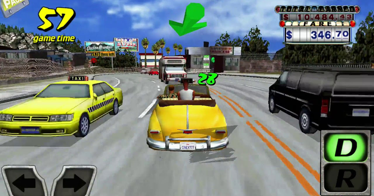 Crazy Taxi Classic – Huyền thoại game console taxi điên với lối chơi hài hước có một không hai