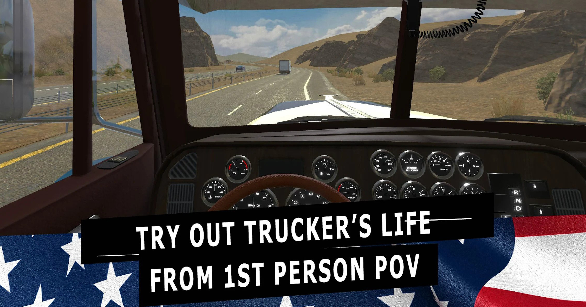 Trở thành tài xế chuyên nghiệp trong Truck Simulator PRO USA