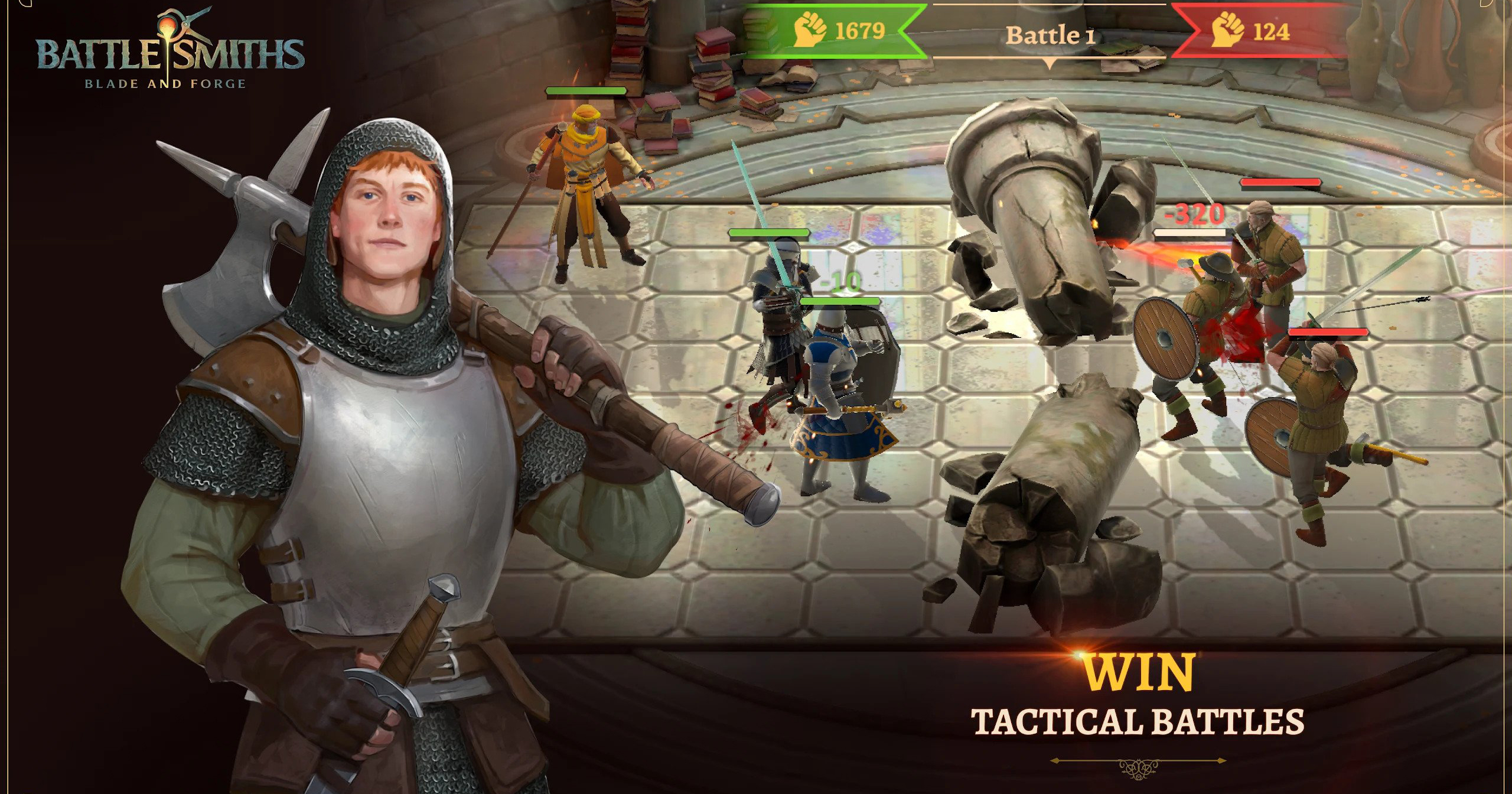 Battlesmiths: Blade & Forge – Nhập vai điều khiển đội quân Viking theo cách của bạn