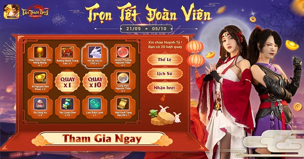 “Tìm Lại Hồi Ức – Trọn Tết Đoàn Viên” – Chuỗi sự kiện khủng nhân dịp Trung Thu của Tân Thiên Long Mobile VNG