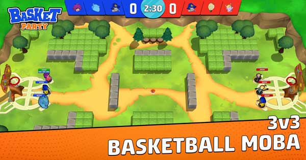 Basket Party – Khi game MOBA mobile được kết hợp với bóng rổ sẽ ra sao?