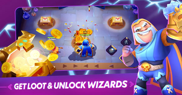 Nhập vai phù thuỷ vượt ải ngục tối trong game RPG Greedy Wizards