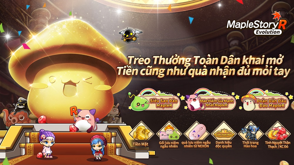 MapleStory R: Evolution tặng dàn giftcode vip 2024 Image