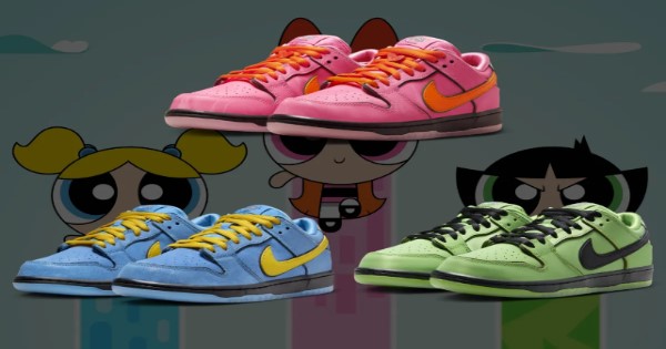 Nike hợp tác với IP The Powerpuff Girls tung bộ sưu tập giày mới