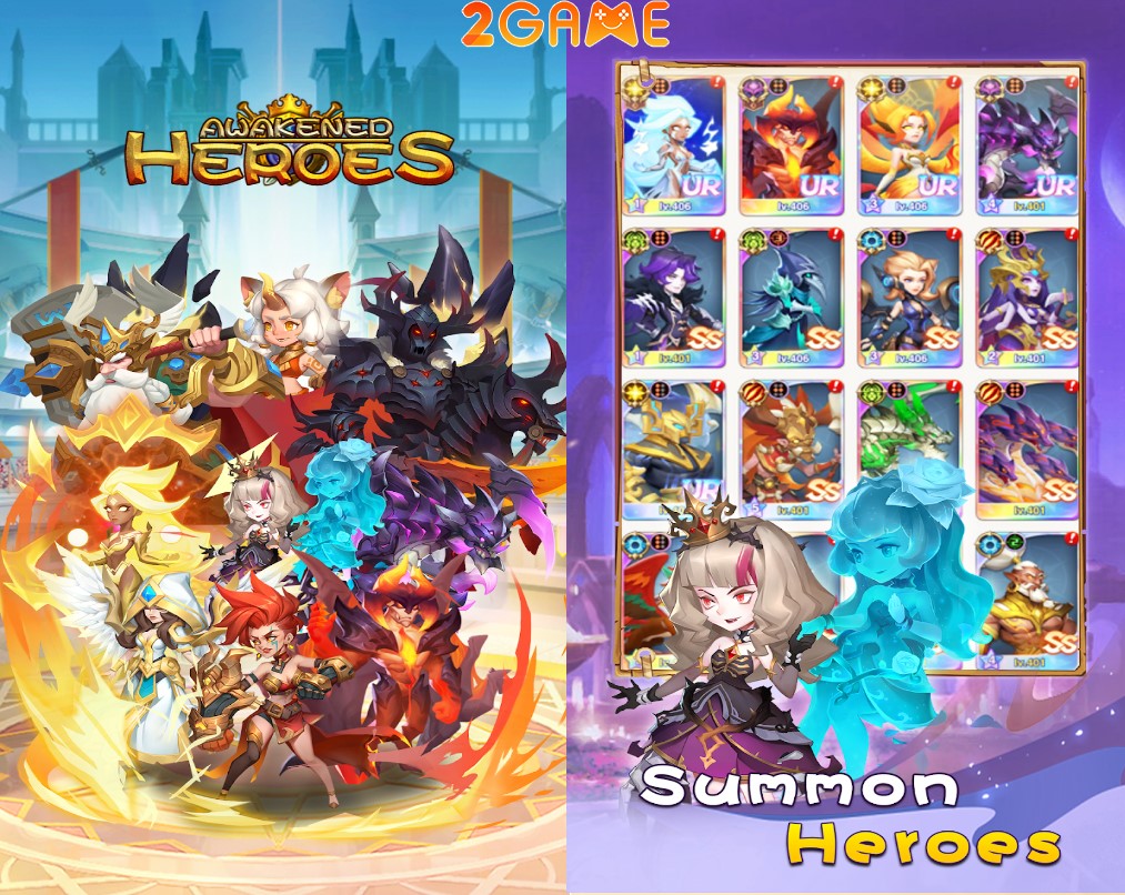 Thu thập các anh hùng đến từ các tộc hệ khác nhau trong Heroes of Awakened Magic