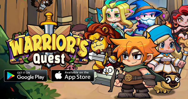 Warrior’s Quest – Game nhập vai màn hình dọc tiêu diệt quái vật sướng tay