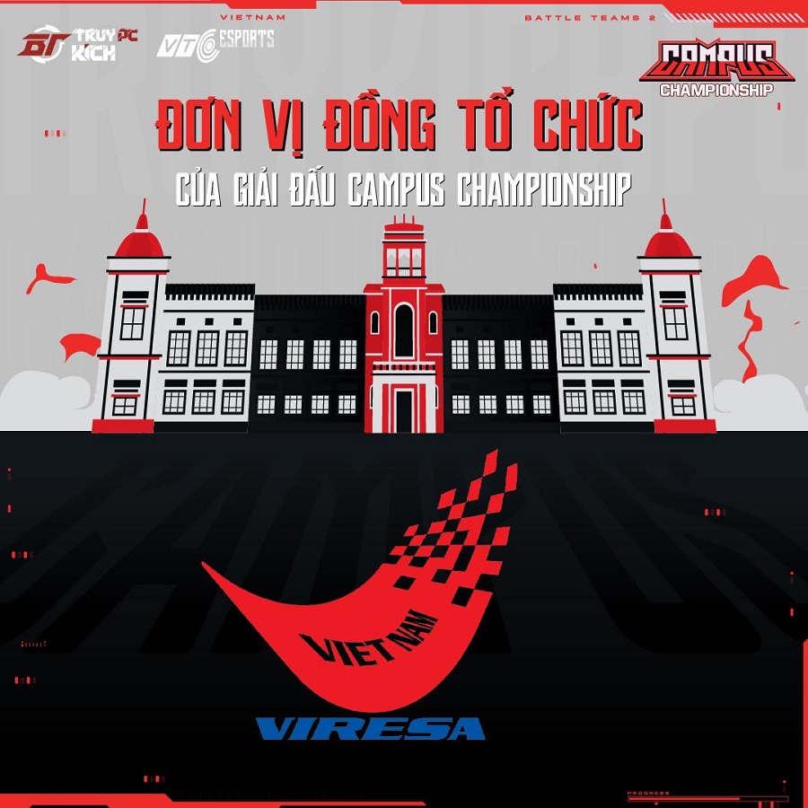 Campus Championship 2023 được Battle Teams 2 phối hợp cùng Hội Thể thao điện tử Giải trí Việt Nam (VIRESA) tổ chức