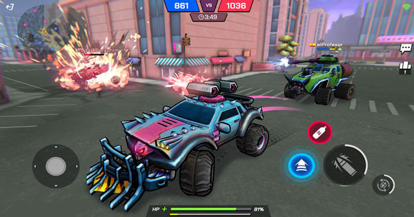 Đổi gió với game hành động Battle Cars: Fast PVP Arena lấy cảm hứng từ siêu phẩm Rocket League