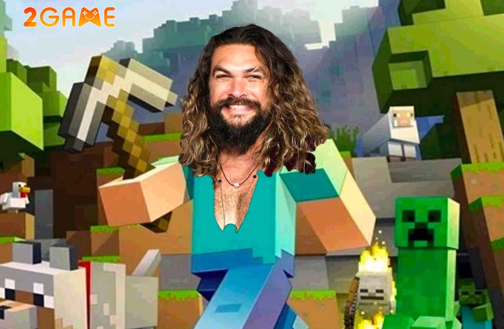 Jason Momoa từng được đồn đoán sẽ vào vai Steve trong Minecraft Live-Action