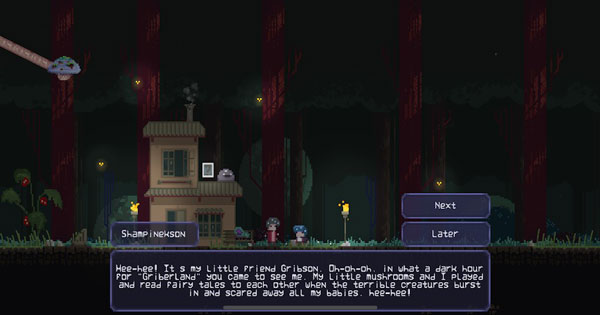 Khám phá khu rừng bí ẩn cùng game nhập vai màn hình ngang Pileus Bad Trip