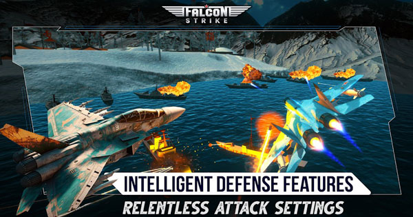 Trải nghiệm cảm giác lái chiến đấu cơ cùng game mô phỏng Falcon Strike: Jet Fighter Game