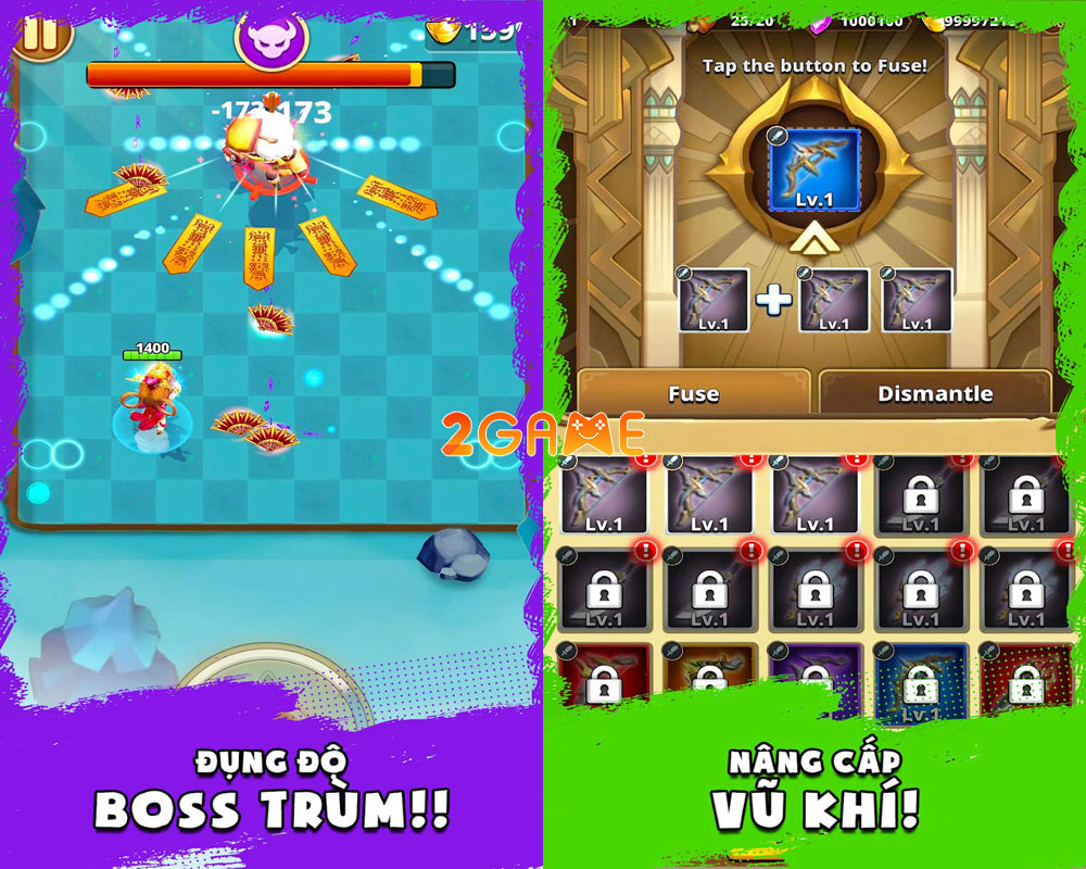 Boss và hệ thống vũ khí trong game Tam Quốc - Xạ Thủ Truyền Kỳ