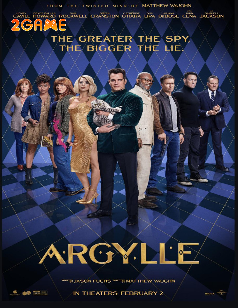 ARGYLLE là một bộ phim chiếu rạp quy tụ nhiều diễn viên nổi tiếng