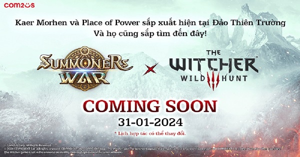 Màn hợp tác của 2 tựa game đình đám Summoners War và The Witcher mừng kỷ niệm 10 năm