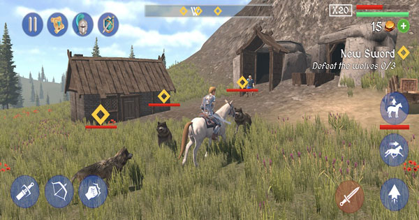 Độc lạ tựa game nhập vai mô phỏng làm hiệp sĩ mang tên Knight RPG – Knight Simulator