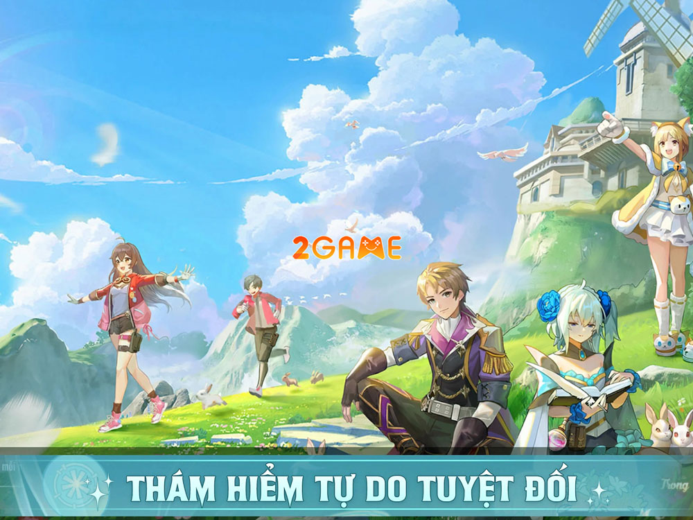 Dàn nhân vật trong game MMORPG Mộng Ảo Đại Lục M