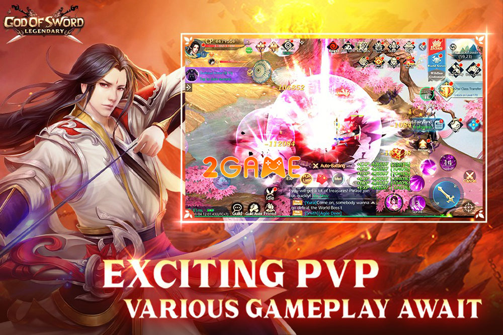 Bối cảnh hấp dẫn của game God of Sword: Legendary