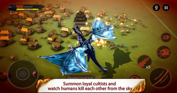Điều khiển Rồng Lửa tấn công làng mạc cùng game mô phỏng Era of Ash: Dragon