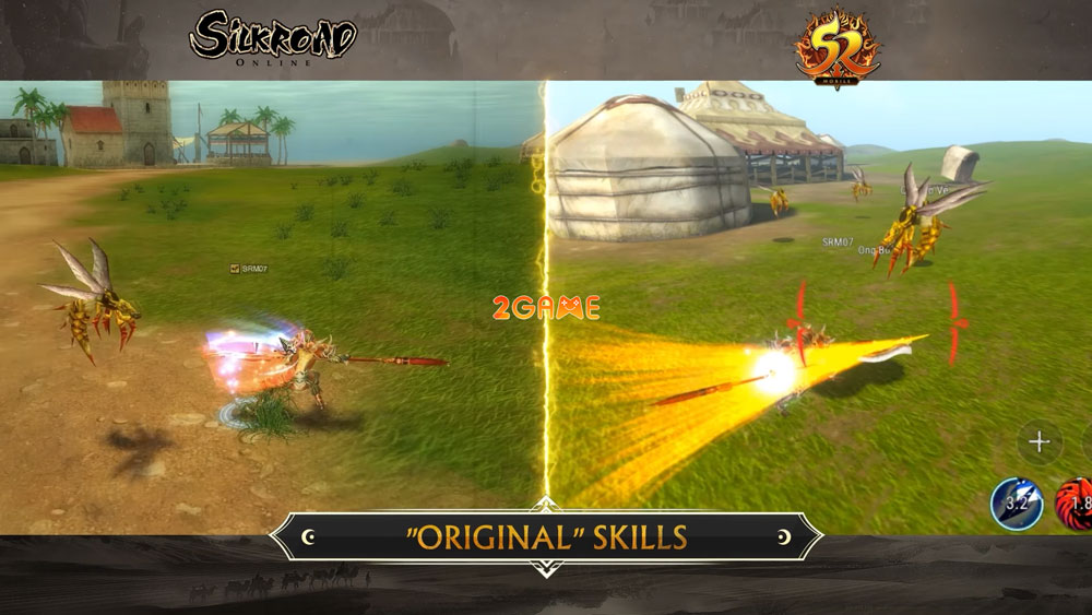 Bộ kĩ năng trong game nhập vai Silkroad Online Origin Mobile được giữ nguyên