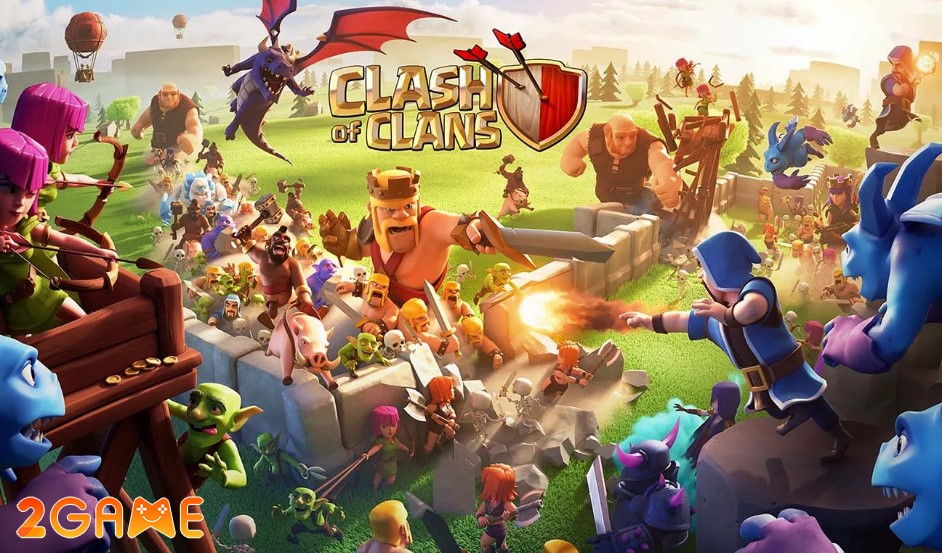 Tượng đài game mobile Clash of Clans chỉ đúng top 2 trong bảng xếp hạng. 