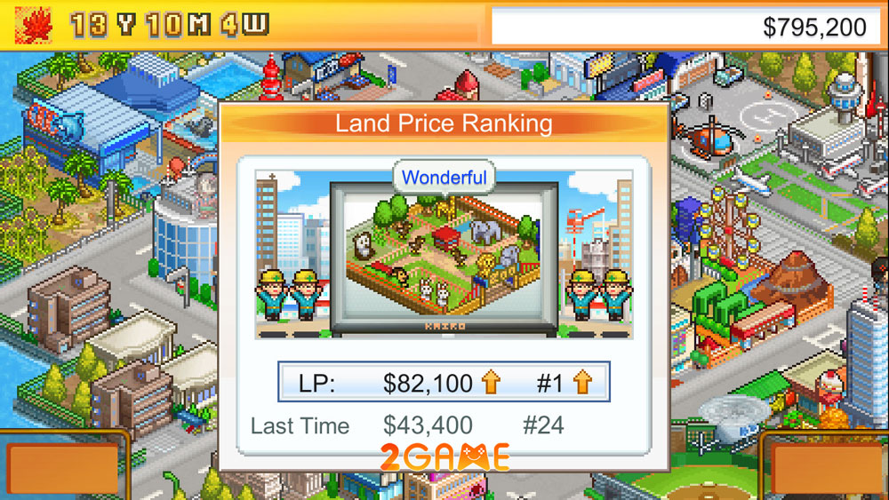 Bối cảnh rộng lớn của game mô phỏng Venture Towns