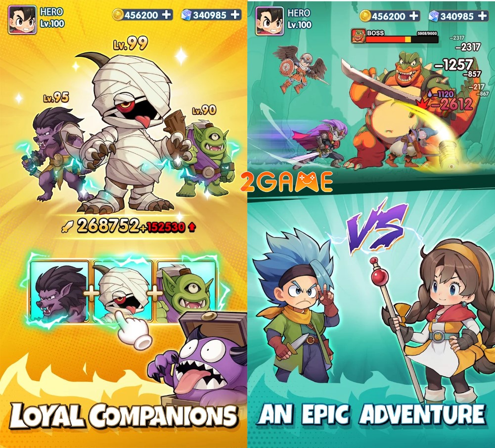 Oops Dragon là tựa game mobile được lấy cảm hứng từ IP Dragon Quest 