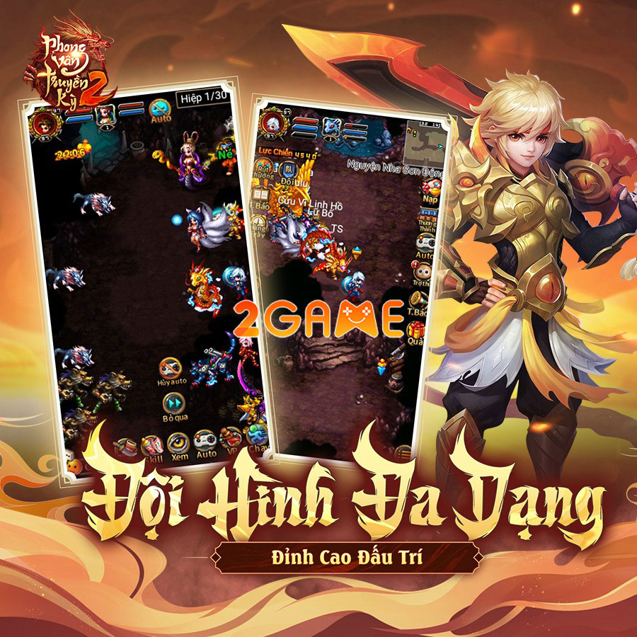 Lối chơi chiến thuật hấp dẫn của game turn-based Phong Vân Truyền Kỳ 2