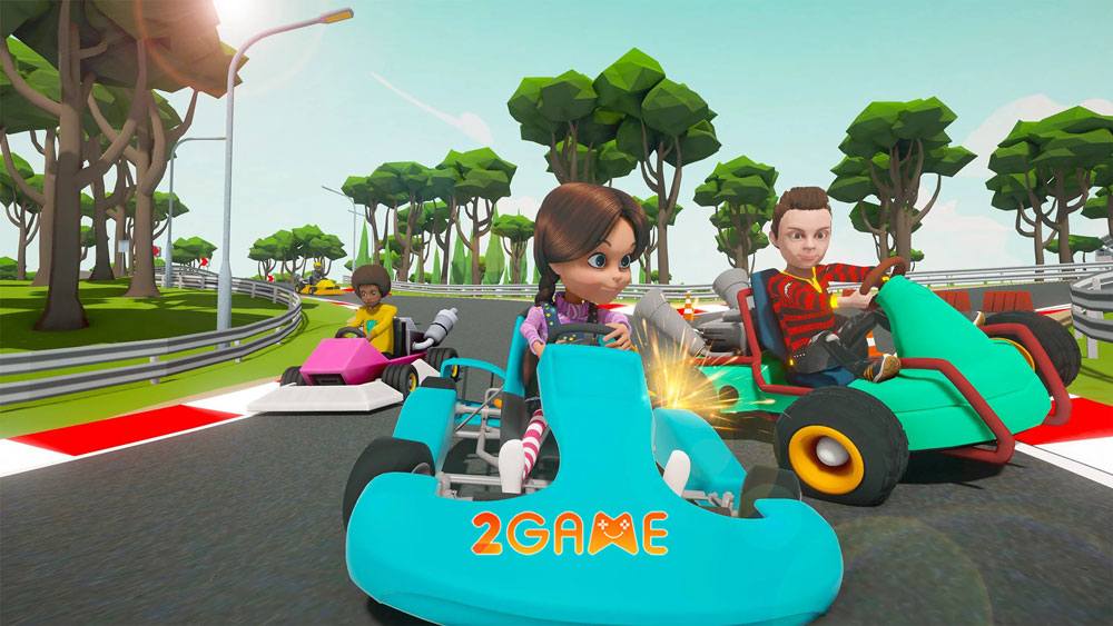 Dàn nhân vật của game đua xe Dune Buggy Games