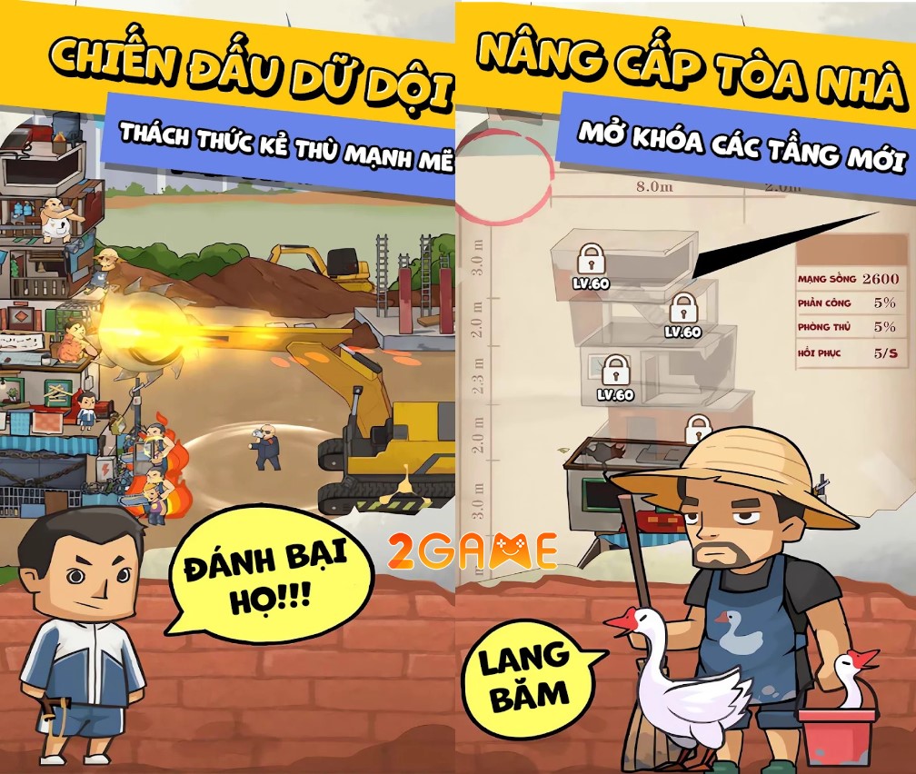 Ngăn chặn việc giải tỏa trái phép trong game Giải Tỏa Dừng Tay