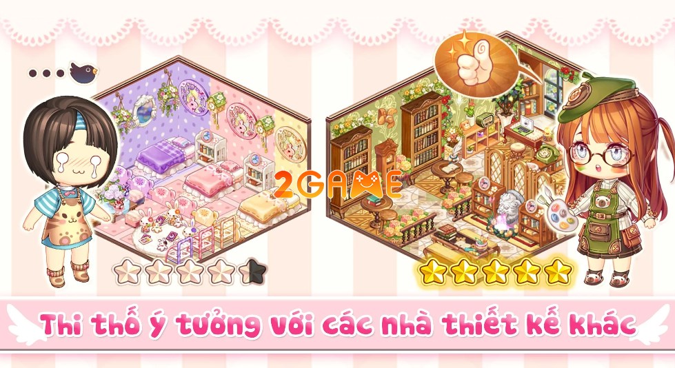 Kawaii Home Design có cộng đồng người chơi thân thiện