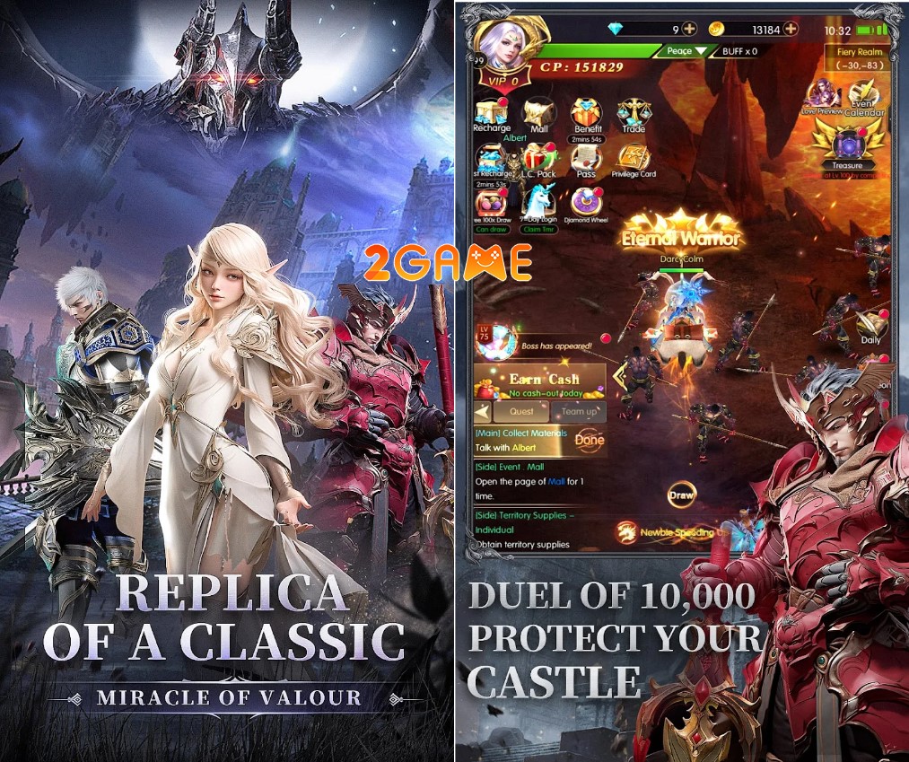 Lối chơi màn hình dọc độc đáo của tựa game MMORPG Miracle of Valour