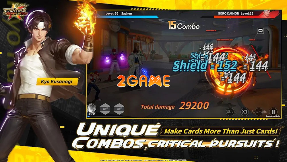 Kĩ năng của nhân vật trong game SNK: Fighting Masters