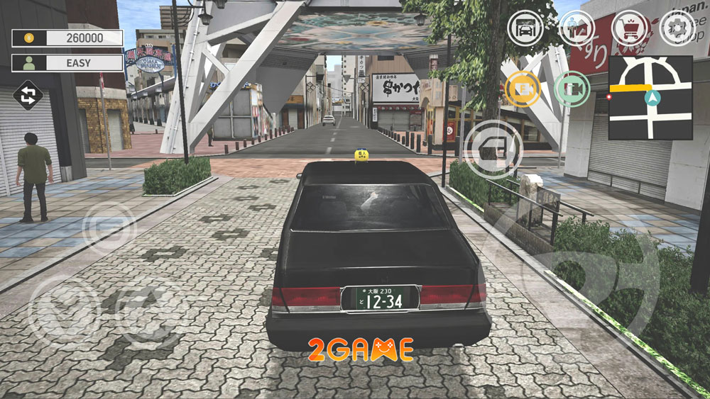 Bối cảnh trong game Japan Taxi Simulator: Driving