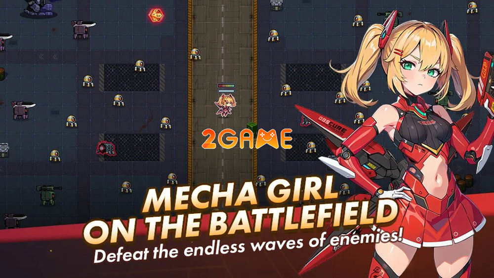 Bối cảnh của game roguelike Mecha Girls Survivor