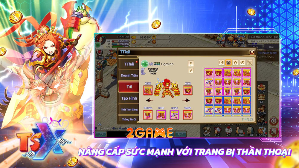 Hệ thống trang bị trong game turn-based TSX by Astronize