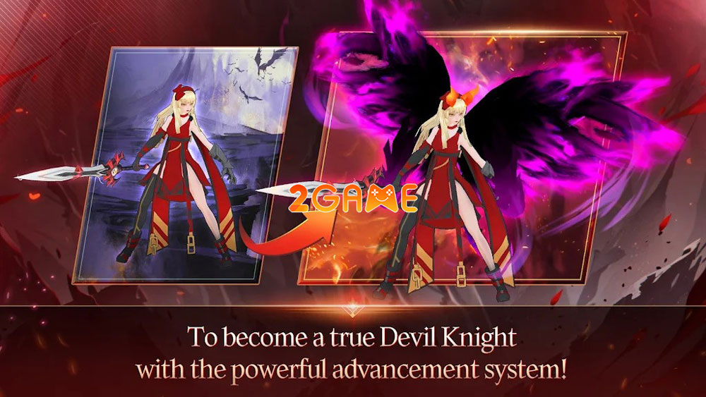 Dàn nhân vật của game Devil Knights Idle