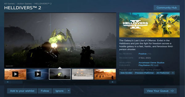 Game nhái Helldivers 2 xuất hiện trên Steam, hàng trăm game thủ choáng váng vì bị scam tiền