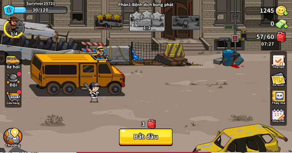 Game chiến thuật thủ thành diệt zombies Zombie Buster: Bus Blitz nhìn tưởng chán mà cuốn không tưởng