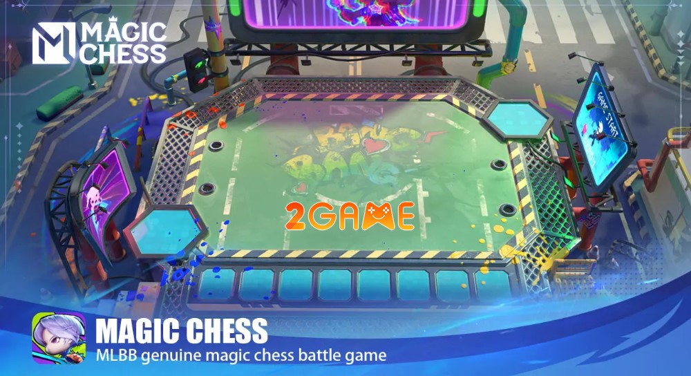 Bàn cờ đẹp mắt của tựa game Magic Chess