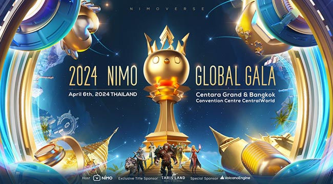 Nimo Global Gala 2024 sẽ lần đầu được tổ chức tại Thái Lan