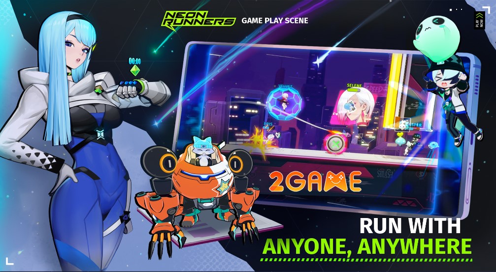 Neon Runners – Game chạy đua theo phong cách màn hình ngang mới lạ Neon-Runners-1
