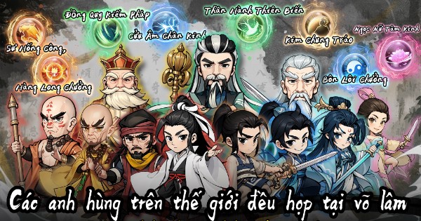 Đại Võ Lâm – Game casual võ hiệp có hỗ trợ ngôn ngữ tiếng Việt