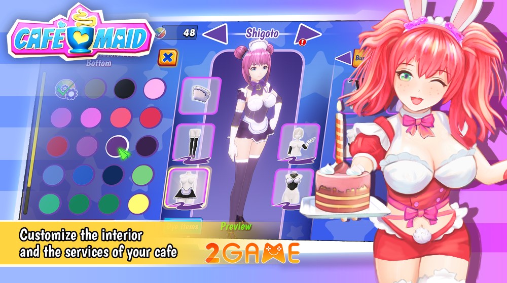 Quản lý quán cafe siêu dễ thương trong game Cafe Maid Cute Anime Girls Cafe-Maid-Cute-Anime-Girls-3