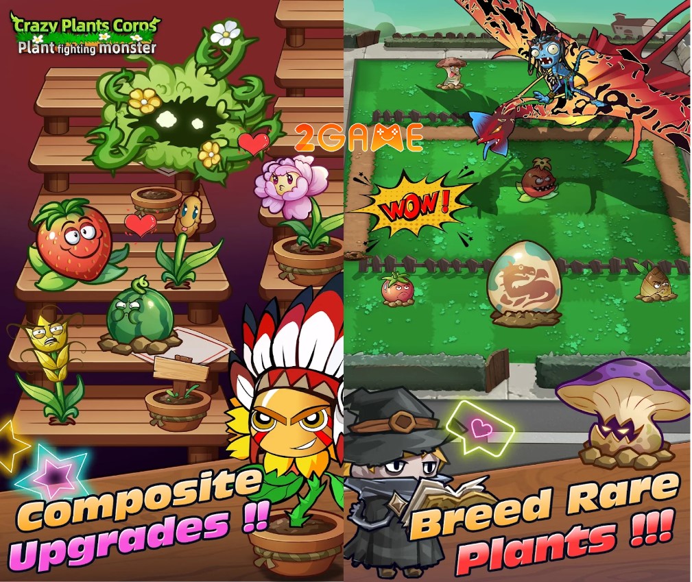 Crazy Plants Corps – Game PvZ phiên bản thủ thành độc đáo Crazy-Plants-Corps-2
