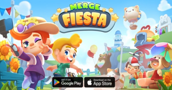 Merge x Fiesta – Game xây dựng thành phố cute phô mai que