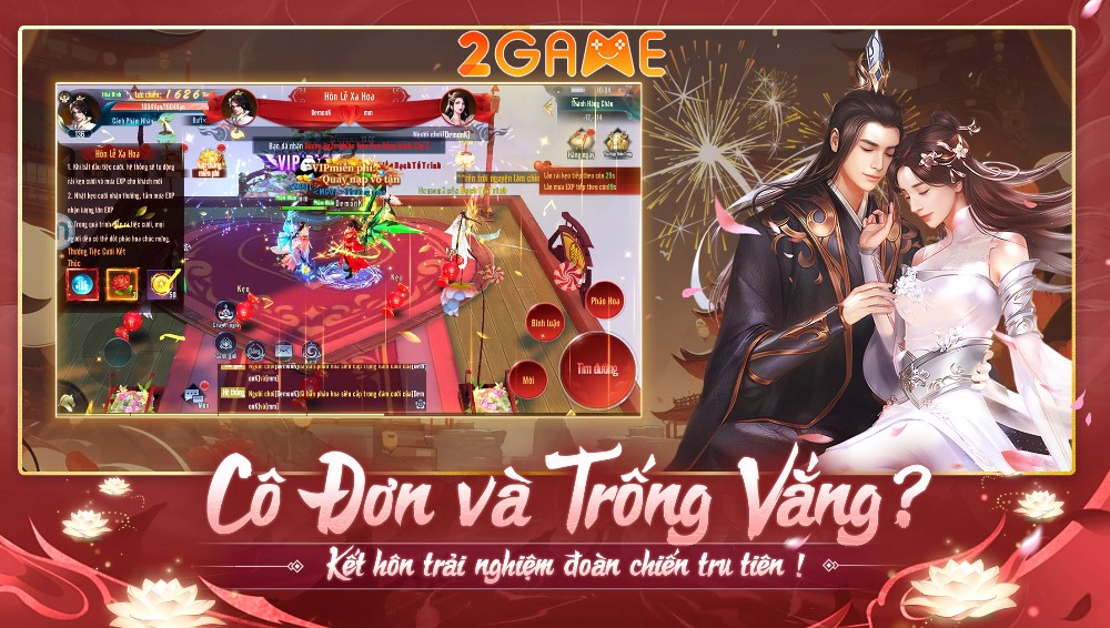 Kết hôn cùng đạo lữ trong tựa game mobile Nghịch Duyên Thiên Ý Việt Nam