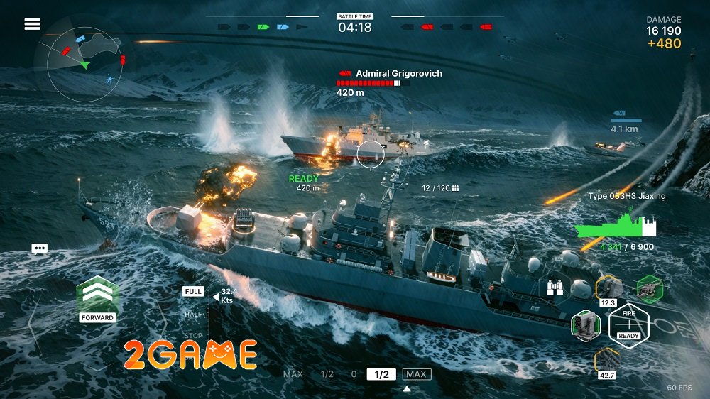 Chiến - Warships Mobile 2: Naval War – Game mô phỏng tàu chiến hiện đại chính thức ra mắt toàn cầu WarshipsMobile2-1