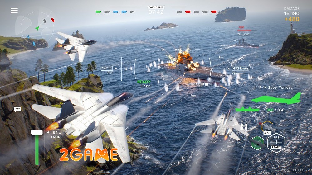 Chiến - Warships Mobile 2: Naval War – Game mô phỏng tàu chiến hiện đại chính thức ra mắt toàn cầu WarshipsMobile2-3