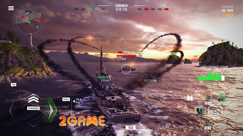 chiến - Warships Mobile 2: Naval War – Game mô phỏng tàu chiến hiện đại chính thức ra mắt toàn cầu WarshipsMobile2-5